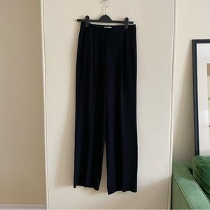 Aritzia Sadiki Pant - High Waist Wide Leg - Black 6